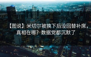 【图说】米切尔被换下后没回替补席，真相在哪？数据党都沉默了